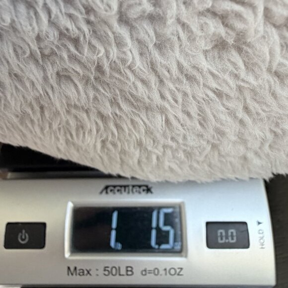 Natural Life Sherpa Fringed Trim Hooded Jacket One Size O/S Beige Fleece Boho - Picture 9 of 9